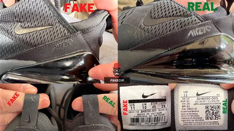 how to tell if nike air max 270 are fake|air max 270 dupes.